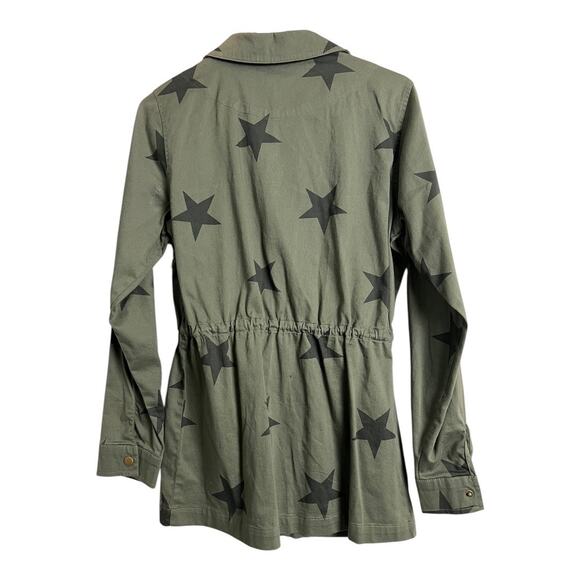 Knox Rose Green Black Star jacket utility cargo S Small Casual Gorpcore Grunge - Picture 4 of 4